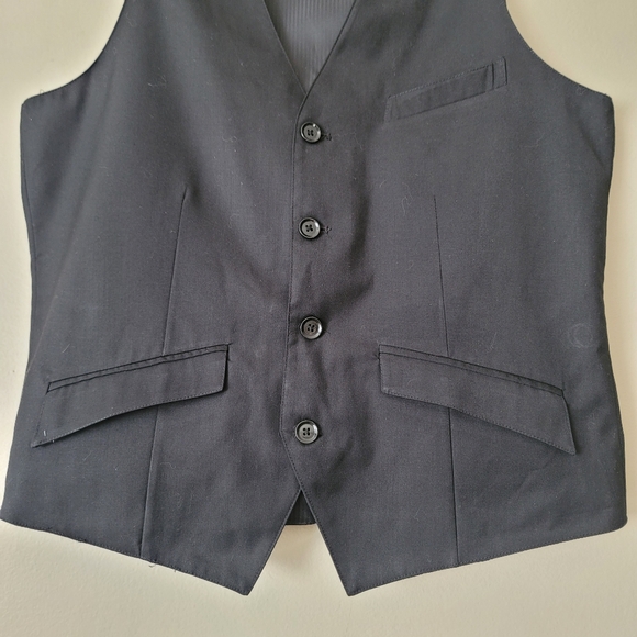 H&M Suit Vest Black Size 38 - Picture 5 of 6